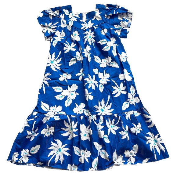 Royal Hawaiian Creations Dresses & Skirts - ROYAL HAWAIIAN CREATIONS Blue Floral Long Maxi Dress Mumu Size Large Vacation